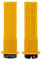 DMR Brendog DeathGrip Lock-On MTB-Griffe, Dunkelgelber Flansch, Soft/Thick (A20)