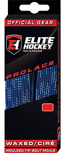Elite Hockey Prolace Hockey-Schnürsenkel, gewachst, 274,3 cm, Königsblau