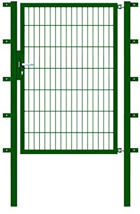 Alberts 646813 Einzeltor Flexo mit Zubehör | verschiedene Breiten und Höhen | grün | Breite 100 cm | Höhe 140 cm
