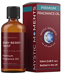 Mystic Moments | Baby Berry Fragrance Oil | 100ml | Baby Berry notes create a sweet mixed berry scent for candles, soaps, wax melts and diffusers.