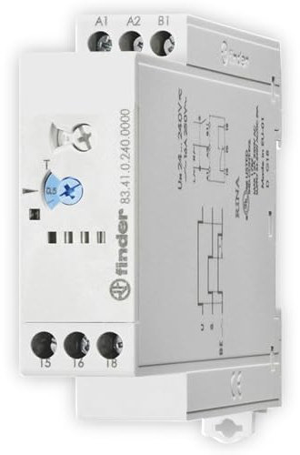 Finder série 83 – Rele minuterie Délai desconexion 240 VAC/courant continu