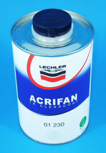 QPaints ACRIFAN 1K CLEAR LACQUER 1Litre