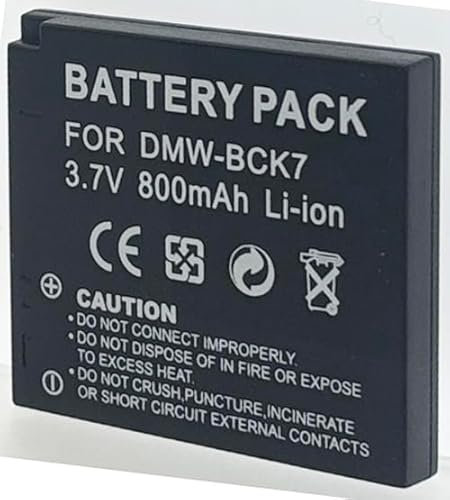 Battery compatible for PANASONIC DMW-BCK7E