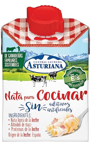 Central Lechera Asturiana Nata para Cocinar 18% MG, Brik 200ml