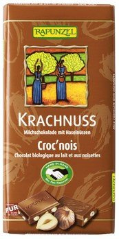 Rapunzel Bio Krachnuss Vollmilch Schokolade (Haselnuss), 1er Pack (1 x 100 g) - BIO