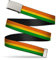 Buckle-Down unisex-adult's Web Belt Aquaman, Multicolor, 1.25 Wide-Fits up to 42 Pant Size