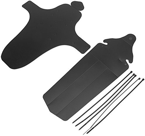 VGEBY Fahrrad Schutzblech, Mountainbike BMX Kotflügel Kunststoff Reifen vorne&hinten Schutzblech Set (Abmessung : Without Logo)