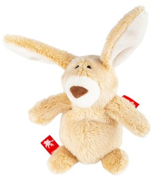 SIGIKID 38576 Mini Granulat Hase Sweeties Mädchen und Jungen Babyspielzeug empfohlen ab Geburt beige, 7 x 7 x 13