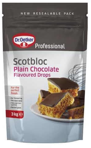 Dr Oetker Scotbloc Plain Choc Flav Drops - 3kg (SINGLE)