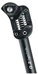 By Schulz Unisex – Erwachsene G.2 Federsattelstütze, Schwarz, Einheitsgröße