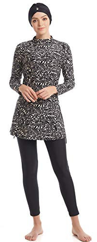 seafanny Damen-Badeanzug, 3-teilig, Hijab Burkini, Muslimische Badebekleidung S(38)