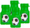 Unique Party 27281 - Jouets pour Pochette Cadeau - Mini Bouteilles à Bulles - Fête de Football - Paquet de 4