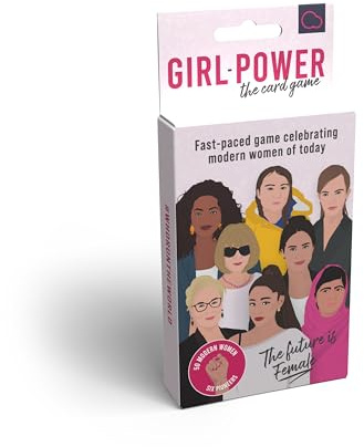 Bubblegum Stuff Girl Power Game - Feminist Card Game - Collect Sets & Snatch Pioneers - Fast & Fun Game for Family - Empowering Fun for All Ages - Great Gift!