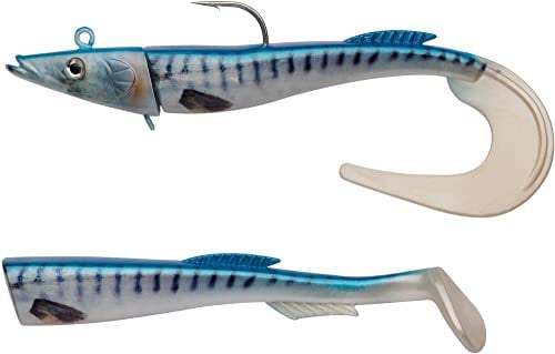 Berkley PowerBait Power Sandeel - Salzwasser Angelköder, 65g | 17cm, Real Mackerel