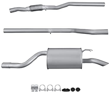 HELLA 8LD 366 029-361 Endschalldämpfer - Easy2Fit® Kit - hinten | Kompatibel mit: FIAT IDEA, IDEA Van, LANCIA MUSA