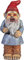 BRUBAKER Nain de Jardin Zombie - Nain Effrayant avec Couteau et Sang - Figurine de Jardin Halloween - Drôle Décoration Résistant aux Intempéries - Horreur Décoration de Jardin pour Extérieur
