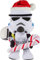 Mattel ​Star Wars Stormtrooper Plüschpuppe & Ornament, 25,4 cm weiches Spielzeug mit Weihnachtsmannmütze, Zuckerstange und Sack, in dem die Weihnachtsdekoration aufbewahrt wird