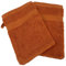Sue Rossi Face Cloth Wash Mitt Set, 100% Organic Turkish Combed Cotton, 600GSM Thick With Hanging Loop, Size 16cm x 21cm, Flannel Glove Pack Soft & Absorbent (Orange, 2)