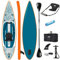 Campsup SUP Aqua Marina Pure AIR 11'0 Floater Aufblasbares Stand Up Paddle Board | 335x82x15 cm | Surfboard für Einsteiger & Fortgeschrittene mit zubehör | Tragkraft bis 145 Kg