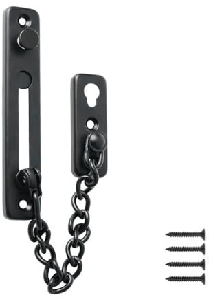 ZAMXHUG Gancio Chiusura Porta - 1 PCS Catena per Porta Anteriore,Blocco Catena Porta Sicurezza,blocca Porta antintrusione,Serratura Porta Sicurezza,per Porte e Finestre Interne,Hotel,Casa in Affitto