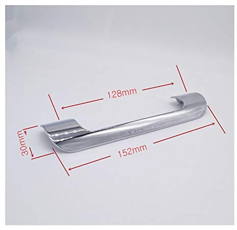 TRENTSNOOK Zink-Legierung Chrom-Küche-Kabinett Griffe Möbelbeschläge Schubladengriff Pulls Küchentürgriffe(CP 128)