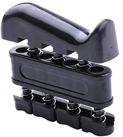 Qusedwey Hand Gripper Muscle Recovery Rehabilitation Finger Muscle Grip Strength Training Gym Tool Arm Piano Exerciser Black