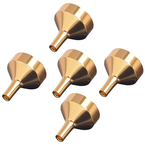 MAGICLULU 5-teiliges Mini-parfüm-trichter-set Aus Edelstahl Öl-trichter-set Für Reisediffusoröle Mini-flaschen