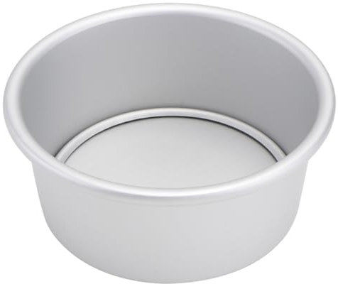 BESPORTBLE 5 Inch Round Cake Pan Removable Bottom Anodized Aluminum Non-Stick Baking Mold
