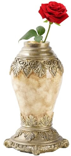 Blumenvasen für Blumensträuße, Boho-Vase, künstlerische Dekoration, Western-Moderne Dekoration, Pampasgras, Kunstharz, minimalistisch, handgefertigt, böhmischer Achat für