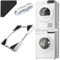 Storystore Washing Machine Stacking Kits, Universal Washer Dryer Stacking Kit, Adjustable Stacking Kits for 42-70cm Washer and Dryer, Stacking Shelf with Anti Vibration Feet and Ratchet Ropes