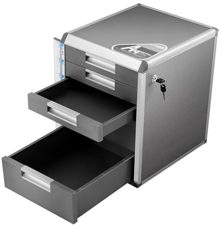 5 sortierten Schubladenbox, Schubladenbox Bürobox Premium Ablagebox Schubladen, Stapelbare hoher Kapazität mehr Platz, für DIN A4+ Dokumente