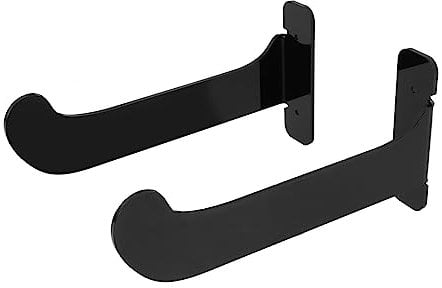 TOBBOMEY 1 Paar Yogamattenwandhalterung Wandmontage Yogamatte Rack Yoga -Zubehör -Matten -Speicherregal Regal für Yogamatten Aufbewahrungsregal für das Fitnessstudio zu Hause Acryl Schwarz