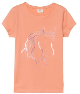 s.Oliver T-Shirt mit Pailletten und Stickerei