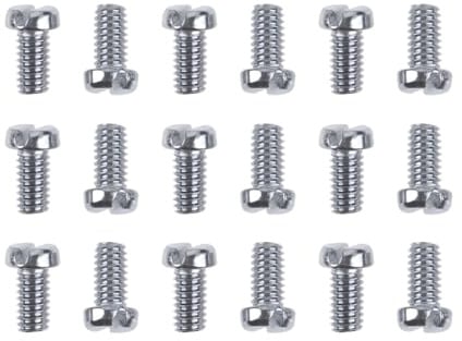EEEBLBXNQ 100 Viti for Denti di Trasporto in Metallo Adatte for Macchine da Cucire industriali, Piastra for ago Piatto, Piedino for Brother, Pegasus e Singer