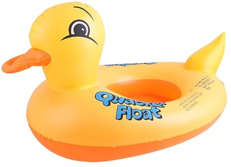 Anello gonfiabile da piscina a forma di , serie gialla, salvagente per bambini, galleggiante per bambini, giocattolo da spiaggia per bambini, per feste estive in piscina, in acqua