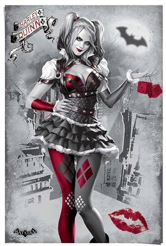 REINDERS Poster, Batman, Kinderzimmer, Poster, Wanddeko, Room Decor, 150 gr. glänzend Bilderdruckpapier, Weiß, 91,5x61cm