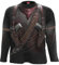 Spiral - Holster WRAP - Langarmshirt mit Allover-Motiv - Schwarz - S