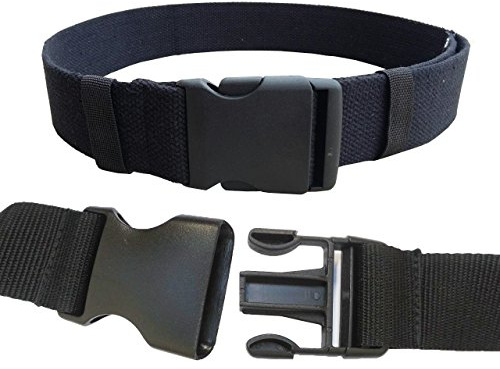 50mm Adjustable Webbing Belt Waist Extension Strap – Heavy Duty 2 Belt Extender for Bum Bags, Fanny Packs, Travel Pouches, Backpacks & Waist Packs – 50mm Quick-Release Strap