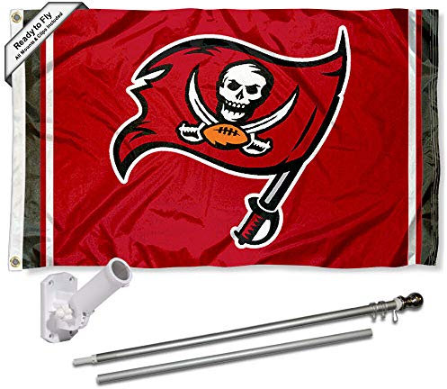 Tampa Bay Buccaneers Flagge Pole und Bracket Kit