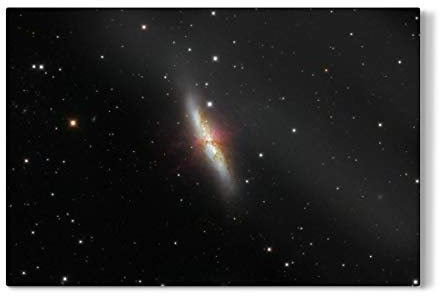 artboxONE Galerie-Print 60x40 cm Messier 82 hochwertiges Acrylglas auf Alu-Dibond Bild - Wandbild von Roland Störmer