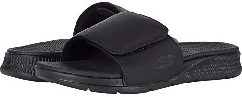 Skechers Men's GO CONSISTENT Sandal Watershed Slide, Black Synthetic, 8 UK