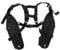 Sutinna Universal Two-Way Radio Shoulder Holster, Nylon Radio Rescue Cover, Chest Holder with Adjustable Shoulder Strap for Rescue Essentials