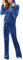MessBebe - Tuta da donna in velluto, con cappuccio, a maniche lunghe, stile casual, completo in 2 pezzi