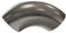 Blech + Profil Edelstahl Rohrbogen 90° V2A Schweißbogen Auspuff 26,9mm Bogen mit 90 Grad Geländerbau