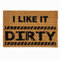 PRIDE OF PLACE Coir Door Mat for Indoor and Outdoor Use | Heavy Duty Outside Door Mat | Indoor Mats For Front Door | 100% Natural Coir | Suitable for Use as a Back Door Mat (I like It Dirty)