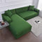 YOPOIY 2St Strecken Ecksofa Couchbezüg, Wasserfeste Sofabezug L Form, Antirutsch Sofa Abdeckung für Anbausofa-grün-2-Sitzer + 3-Sitzer