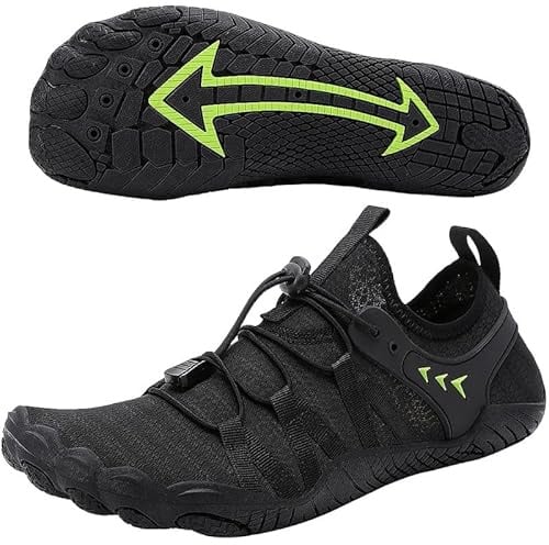 Quick Dry Barefoot Aqua Shoes - Mens Womens Beach & Pool Shoes for Swim, Surf & Diving
