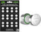 POWEROWL 24 Pcs LR44 Batteries, High Capacity 1.5V AG13 L1154F Batteries for Watches, Hearing Aids, Glucometer, Key Fobs, and Small Electronics