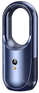 Ventilador de calor y frío sin aspas Acondicionador de aire portátil Ventiladores frescos USB de escritorio sin hojas Pantalla digital vertical portátil Ventiladores de torre Dormitorio doméstico Ofic