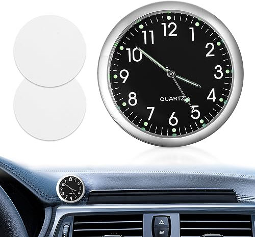 Dashboard Uhr, Car Clock, Mini Fahrzeug Armaturenbrett Uhr, Mini Auto Armaturenbrett Uhr, Quarz-Autouhr, Auto Air Vent Clip Uhr, für Auto Innendekoration kleine Wanduhr Home Decor, Auto Mini Uhr
